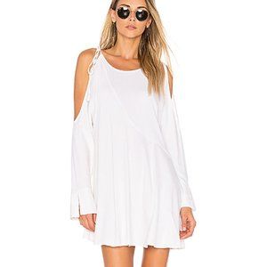 Free People Tunic Mini Dress White Cream